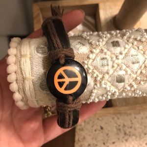 Vintage leather bracelet